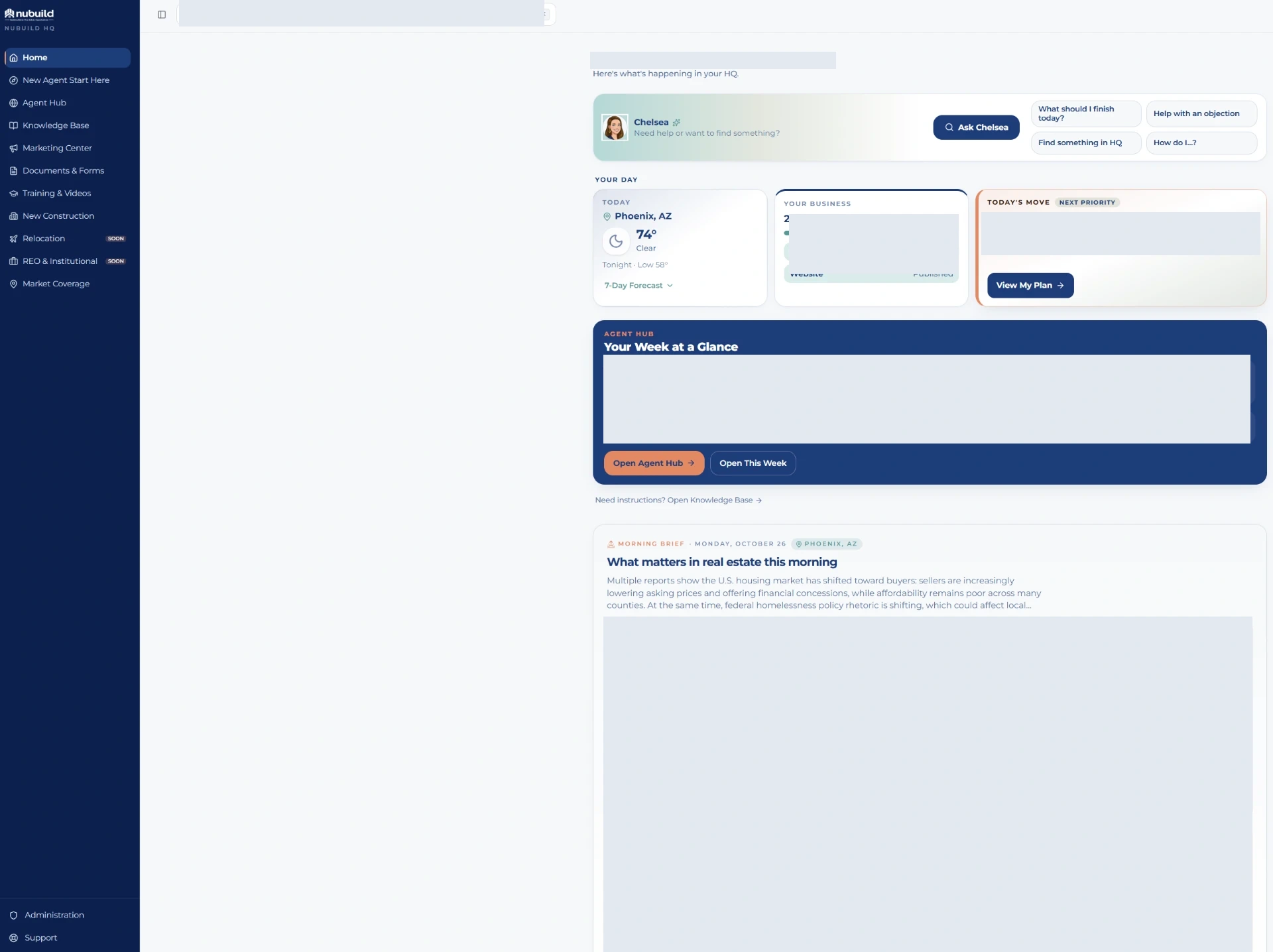 Nubuild HQ full interface with original proportions; sensitive details masked in place